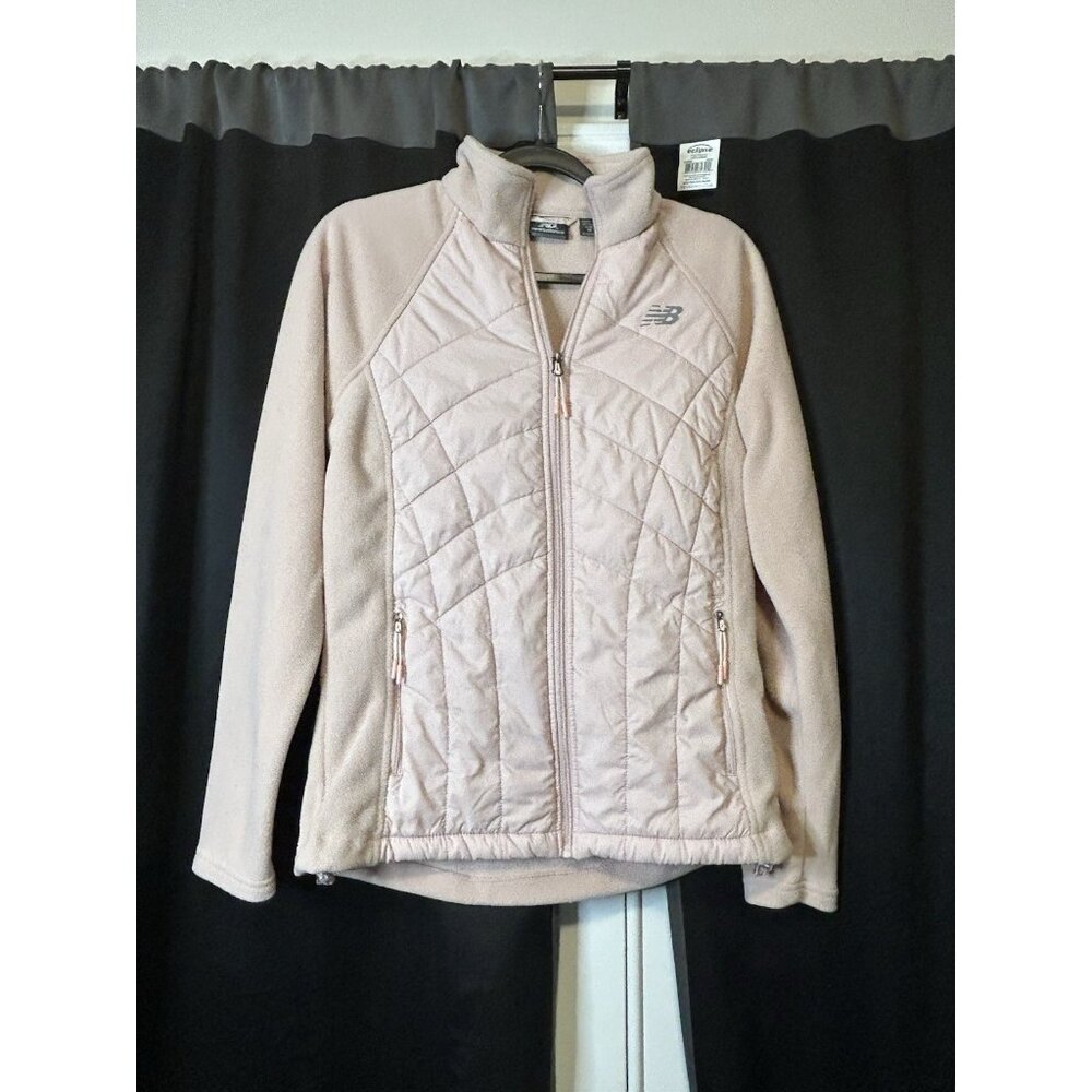 New Balance Womens Fleece Puffer Jacket (Medium)